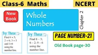Class 6 Maths Chapter 2 Whole Numbers | Try these page 21 solution | Try these page 30 solution