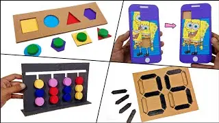 TOP 4 Fun Puzzle Game - DIY Toys Crafts Compilation