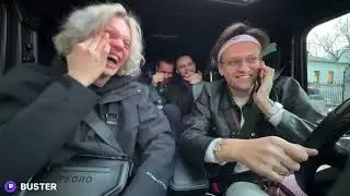 БУСТЕР ОЧЕНЬ СМЕШНО УЧИТ ЗАВОДИТЬ МАШИНУ