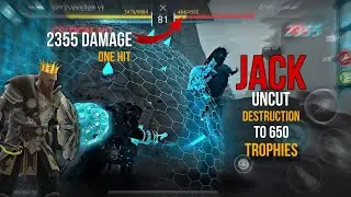 Jack Bulwark Uncut Journey 570-650 Trophies | Shadow fight Arena | Evoker OP YT