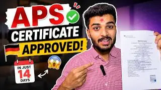 APS Certificate Approved! 🇩🇪 | How I Got It In 14 Days