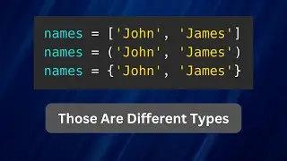 Python Types: List, Tuple, Set, Dictionary
