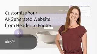 Customize Your AI-Generated Website from Header to Footer