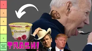 AI Presidents Make a Chobani Tier List! (Voiceover)