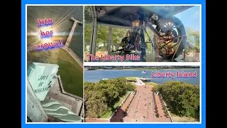 NYC:  Liberty Island and Inside Liberty's Crown