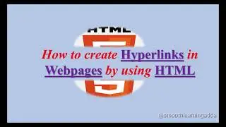 Hyperlinks in HTML | Anchor tag in HTML | What is Anchor tag and How to use Anchor tag in Telugu