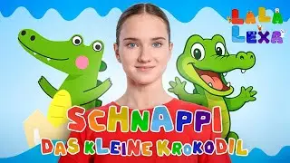 Schnappi the Little Crocodile 🐊 | German Song for Kids 🎶