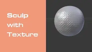 Blender 16 - Sculp with texture