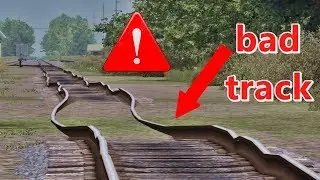 How to create a track in bad conditions in Train simulator 2021