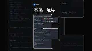 Clean CSS Glitch Effect 