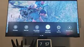 8k Samsung Qn800c on cable bottom light bleed problem?? Panel been replaced can see sticker to prove