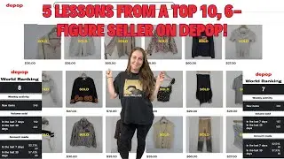 How To SELL OUT Your Store On Depop - 5 Lessons From A Top 10 Seller In The World!