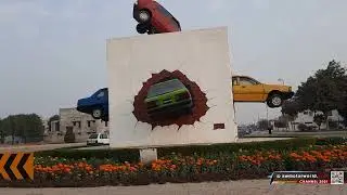 Accident Roundabout Lahore