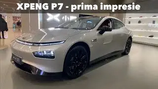 XPENG P7 - încă o mașină electrică din China