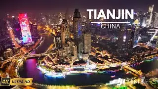 Tianjin 🇨🇳 | Chinese Metropolitan Megacity | Spring 2024 China | 4K Drone Video