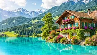 Is This Town Even Real? Walking Brienz on Lake Brienz | 4K