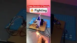 🔥 Flame Detection with Water Pump | Automatic Fire Extinguisher using Arduino 