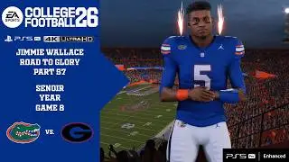COLLEGE FOOTBALL 26: JIMMIE WALLACE CAREER (PS5 PRO) (4K ULTRA HD) PART 57 - vs. GEORGIA