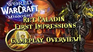 NEW TALENTS! Midnight Ret Paladin Gameplay + Overview PvP/PvE WoW 12.0 Alpha ft. 