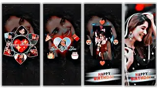 Birthday Video Editing | Happy Birthday Video Editing Alight Motion | Birthday Song status Video