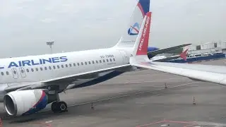 Взлет самолета 🛫 аэропорт Домодедово