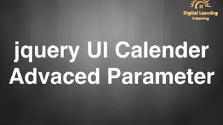 4 jQuery UI Calendar Advanced Parameter | Online Training Download app from below link