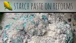 SEMI-WET BLOCKS WITH CORNSTARCH PASTE | ODDLYSATISFYING | BLUE FEELINGS | ASMR | THICK BLOCKS