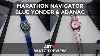Hands-On Watch Review: Marathon Navigator Blue Yonder & ADANAC Red Maple
