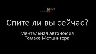 Спите ли вы сейчас? (Томас Метцингер)