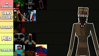 RANKING MINECRAFT DWELLERS BASED ON THEIR SCARINESS TIERLIST