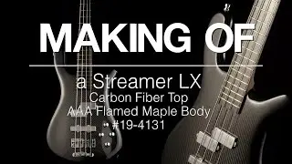 MAKING OF - Custom Carbon Fiber Top Streamer Bass | Warwick Custom Work Shop