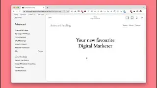 Squarespace Text Animation #1 by codeantonic.com