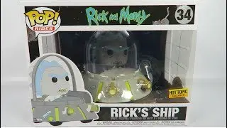 Hot Topic Exclusive Funko Pop Vinyl Rick and Morty Rick's Ship Unboxing