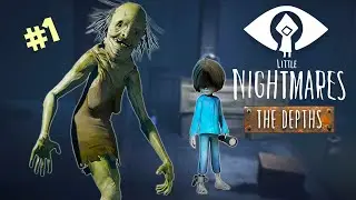 Подводная Бабка из МАЛЕНЬКИЕ КОШМАРЫ утащила БЕГЛЕЦА под воду! Дополнение Little Nightmares