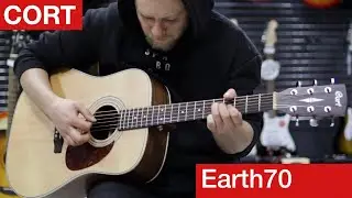 Cort Earth 70 Solid Acoustic Guitar 🎸 Sound TEST