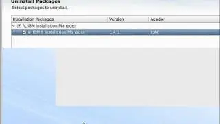 Uninstalling IBM Installation Manager on Linux