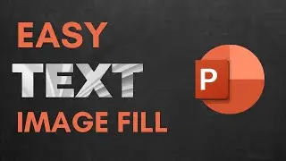 SUPER EASY Image Text Fill in PowerPoint Tutorial!! 🔥