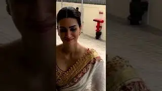 Kriti Sanon: Gorgeous Saree Look at a Public Place #kritisanon #saree #gorgeous #public #beautiful