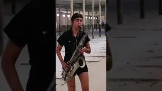 Camila Nebbia in a Parking Garage