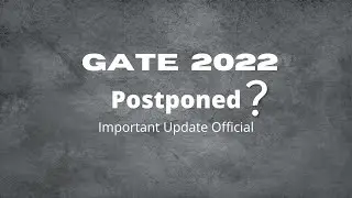 Gate 2022 || Important update 🔥