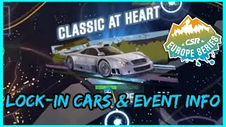 CSR 2 | CLASSIC AT HEART | Upcoming Main Event Lock-Ins & Prize Car | Europe Series