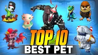 TOP 10 Best pets for CS & BR RANKED in freefire| best pet in freefire🔥| AR ROWDY 99✓
