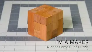 How to make a 4 Piece Soma Cube Puzzle