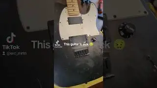 THIS GUITAR WAS SO GROSS! #guitar #slipknot #jimroot #fender