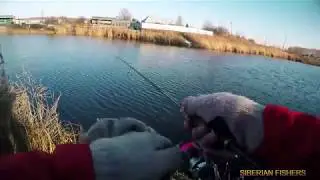 Открытие сезона зимнего спиннинга на Беловском водохранилище.