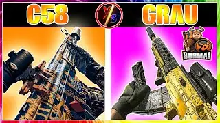 *C58 VS GRAU5.56*(Warzone detailed Stat Comparison and Loadout)