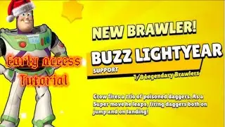 How to try *BRAWL STARS* Buzz lightyear early