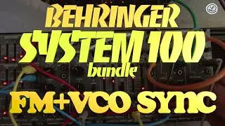 Behringer System 100 Bundle // FM + OSCILLATOR SYNC // No Talking