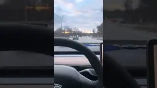 Tesla autopilot #tesla #driving #autopilot #fun