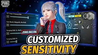 PUBG 2024 NO RECOIL/ZERO RECOIL SENSITIVITY CODE | BGMI BEST SENSITIVITY SETTINGS.